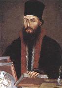 Zahari Zograf Portrait of Neofit Rilski oil